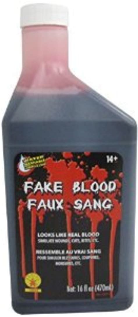 fake non clothes staining blood|no stain washable fake blood.